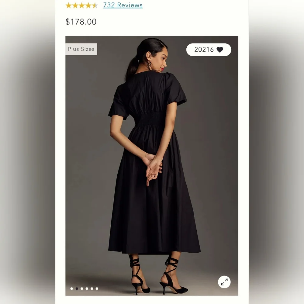 Floral V-Neck Maxi Dress - Picture 3 of 6